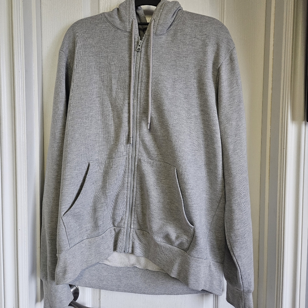 🖤 Gray Zip-Up Hoodie L Alo